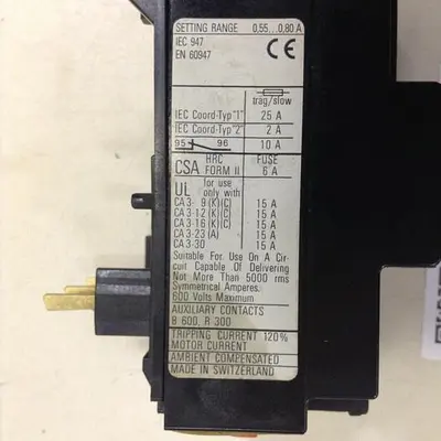 Used SPRECHER & SCHUH CT 3K-12 Relays & Switches Michigan US | Ideal Machinery #1260246