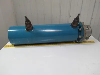 Aumer Co. Cat C6F12N25M4-T 2" NPT Cirulation Heater 480V 3Ph 18KW