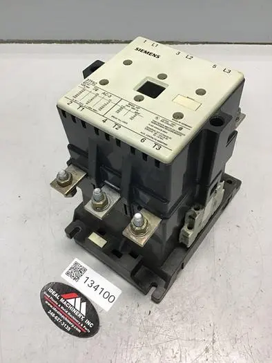 Used SIEMENS 3TF5222-0AK6 PLC Contactors | Ideal Machinery #622016