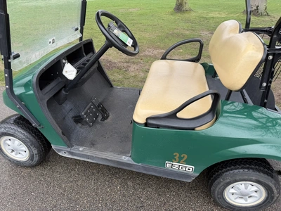 (1) 2017 E-Z-Go golf cart with a Kawasaki gas engine, model 625111G01, does not include Club canopy,...