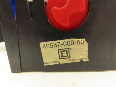 Square D 9422ATCF331 Disconnect Switch 30/60 Amp 600V Fuse Holder Only-No Handle