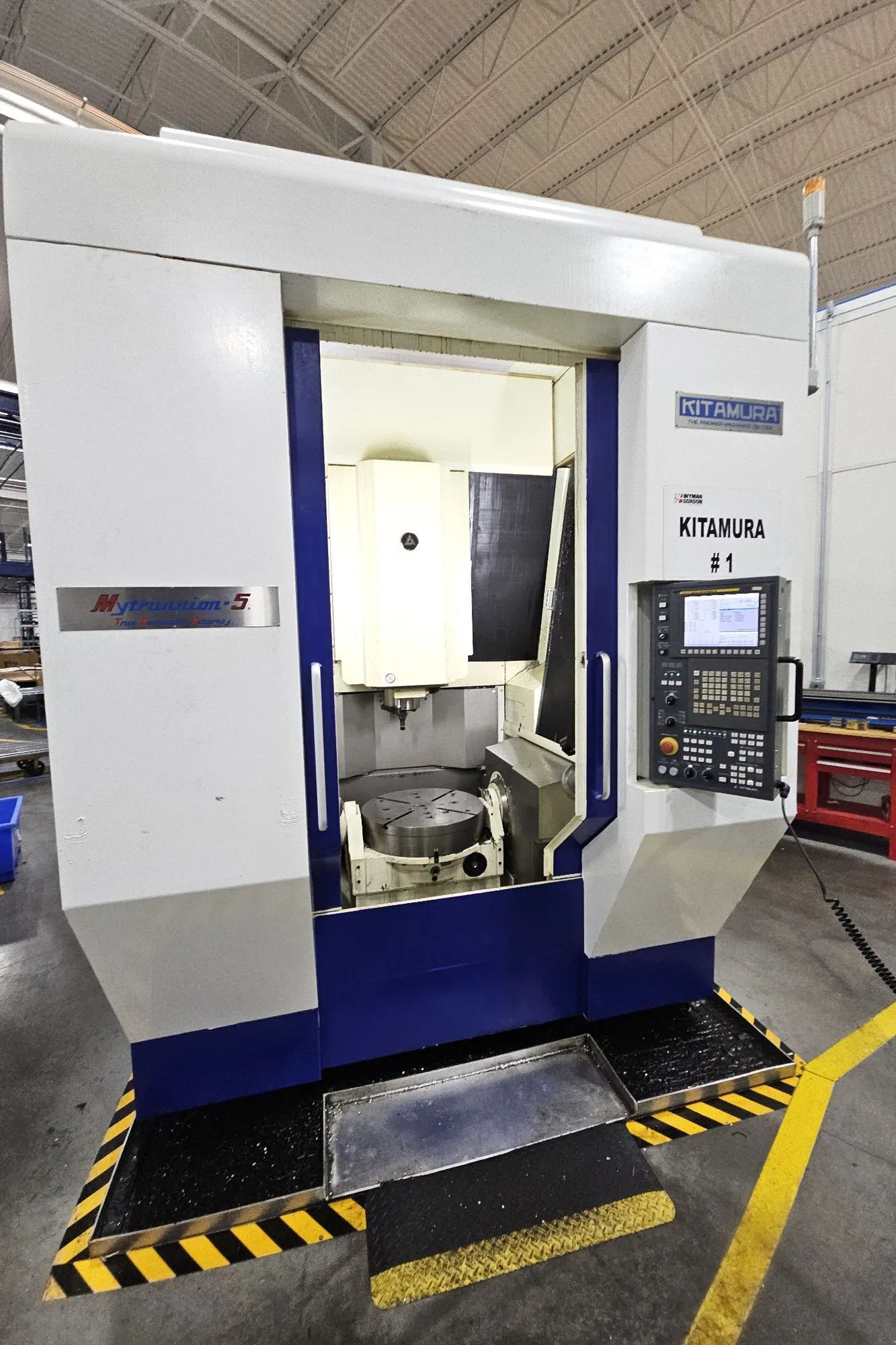 2017 KITAMURA MY-TRUNNION 5 Full 5-Axis w/ Fanuc Series 30i Model B CNC Control Machine #1