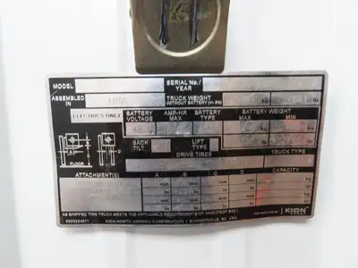 Linde 3903601819 Forklift Motor Controller Module 48VDC Removed From E20C