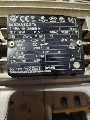 Used _UNKNOWN_ 5K90LP/4 CUS TW Gearmotors Kentucky US | Edwards Industrial Repair #1321265