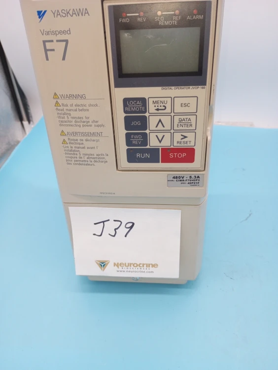 Used Yaskawa CIMR-F7U42P2 Variable Speed Drives Arizona US | ASSET CONVERSION SPECIALISTS, INC. #321398