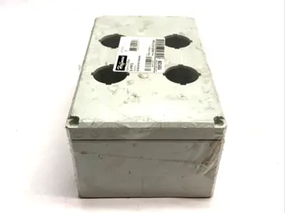 Q4PBPCD | Hoffman  QLine D Pushbutton Enclosure Type 4X 4PBx30.5mm Light Gray - New