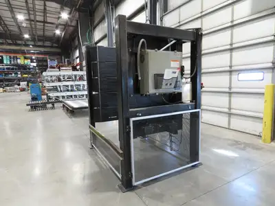 42"W x 48-50"L Pallet Feeder Dispenser for Robot Palletizer Conveyor 90"H