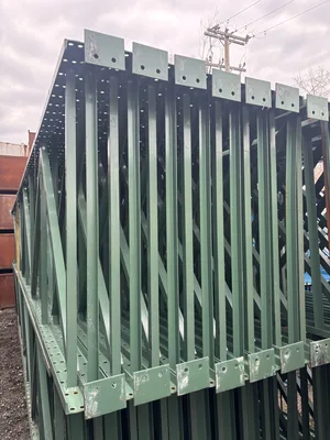 42″ x 22′ Structural Steel Pallet Rack Upright Frame – Heavy-Duty Warehouse Racking End