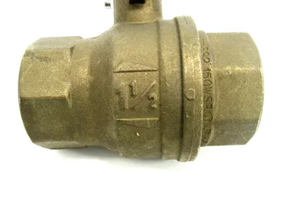 NEW DYNA QUIP VMH2.A911/2 BALL VALVE 1-1/2" PN40 MS58 VMH2A9112