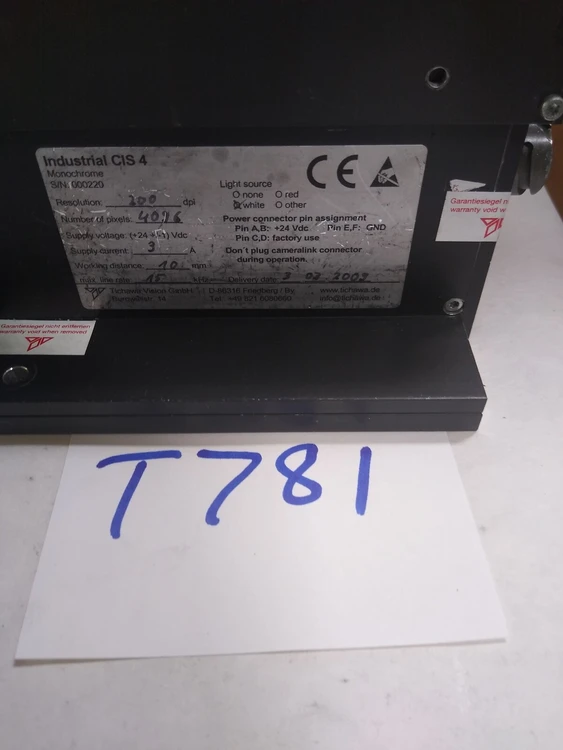 Used TICHAWA VISION INSPECTION CAMERA PLC Processors Arizona US | ASSET CONVERSION SPECIALISTS, INC. #310819