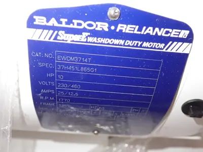 Used 2022 BALDORRELIANCE EWDM3714T Motors (misc) Ohio US | HGR 24 #938029