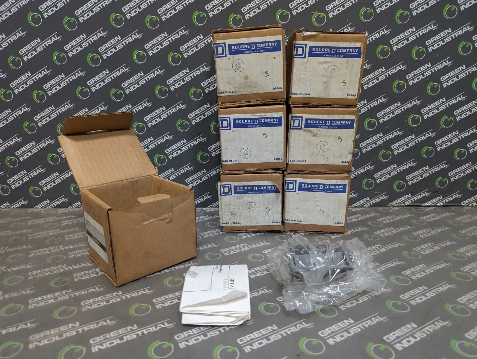 Lot of 7 Square D 9998GG4 Stationary Contact Block Kits New NIB