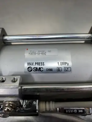 SMC MDBD50-50-A54Z Pneumatic Cylinder w/2-SMC D-A54 Reed Switches. 6B-13