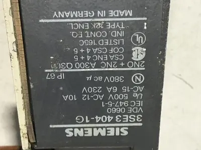 USED SIEMENS 3SE3 404-1G