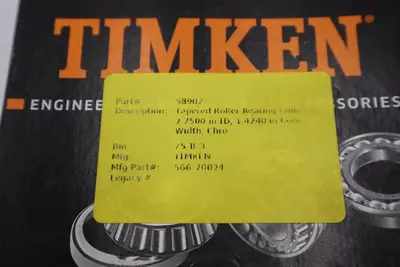 NEW Timken 566-20024 Tapered Roller Bearing Cone STOCK 1664CC