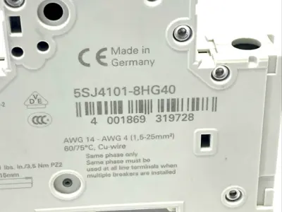 NEW SIEMENS 5SJ4101-8HG40, 5SJ41018HG40
