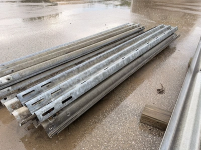 Used 13’6” GUARDRAIL - 10 PIECES. SELLER WILL LOAD. MUNICIPALITY OWNED. _UNKNOWN_ Guard Rails Michigan US | Miedema Asset Management Group #1410852