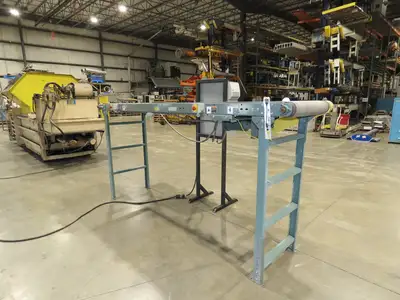 Hytrol 28"x 10' 11" Slider Bed Conveyor 24"Belt 460V 3PH Variable Speed 62"H