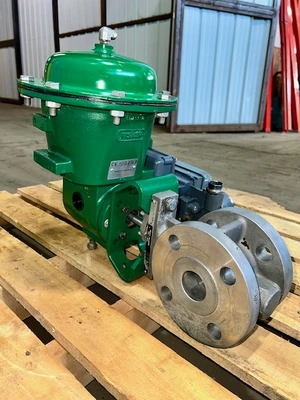 Fisher 1.5" V300 V-Ball Control Valve