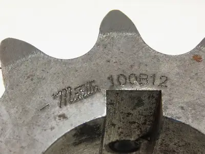 Martin 100B12 12 Tooth Single Roller Chain Sprocket 2-7/16" Keyed Bore
