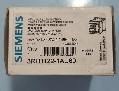 NEW Siemens 3RH1122-1AU60