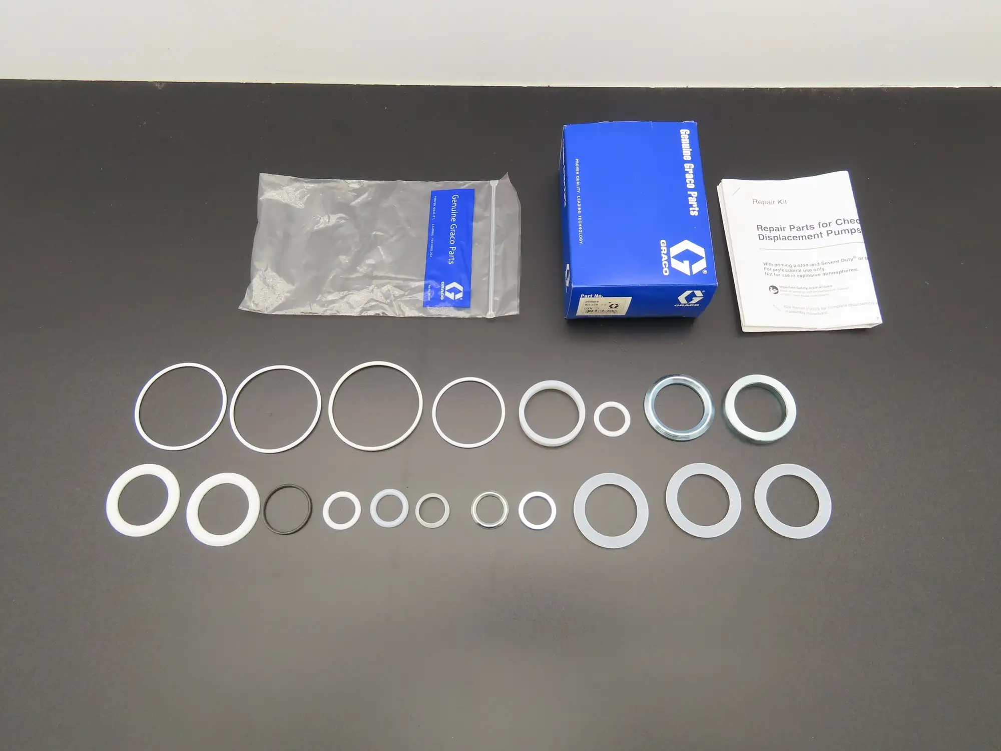 Graco 255509 Seal Kit for L200CS Check-Mate 200cc Severe Duty Displacement Pump