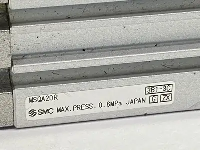 USED SMC PNEUMATIC ROTARY ACTUATOR TABLE 0-190 DEGREES