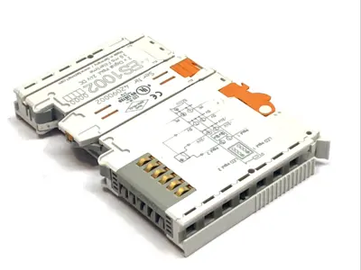 USED BECKHOFF ETHERCAT 2‑CHANNEL DIGITAL INPUT 24 VDC 3 MS PLUGGABLE I/O