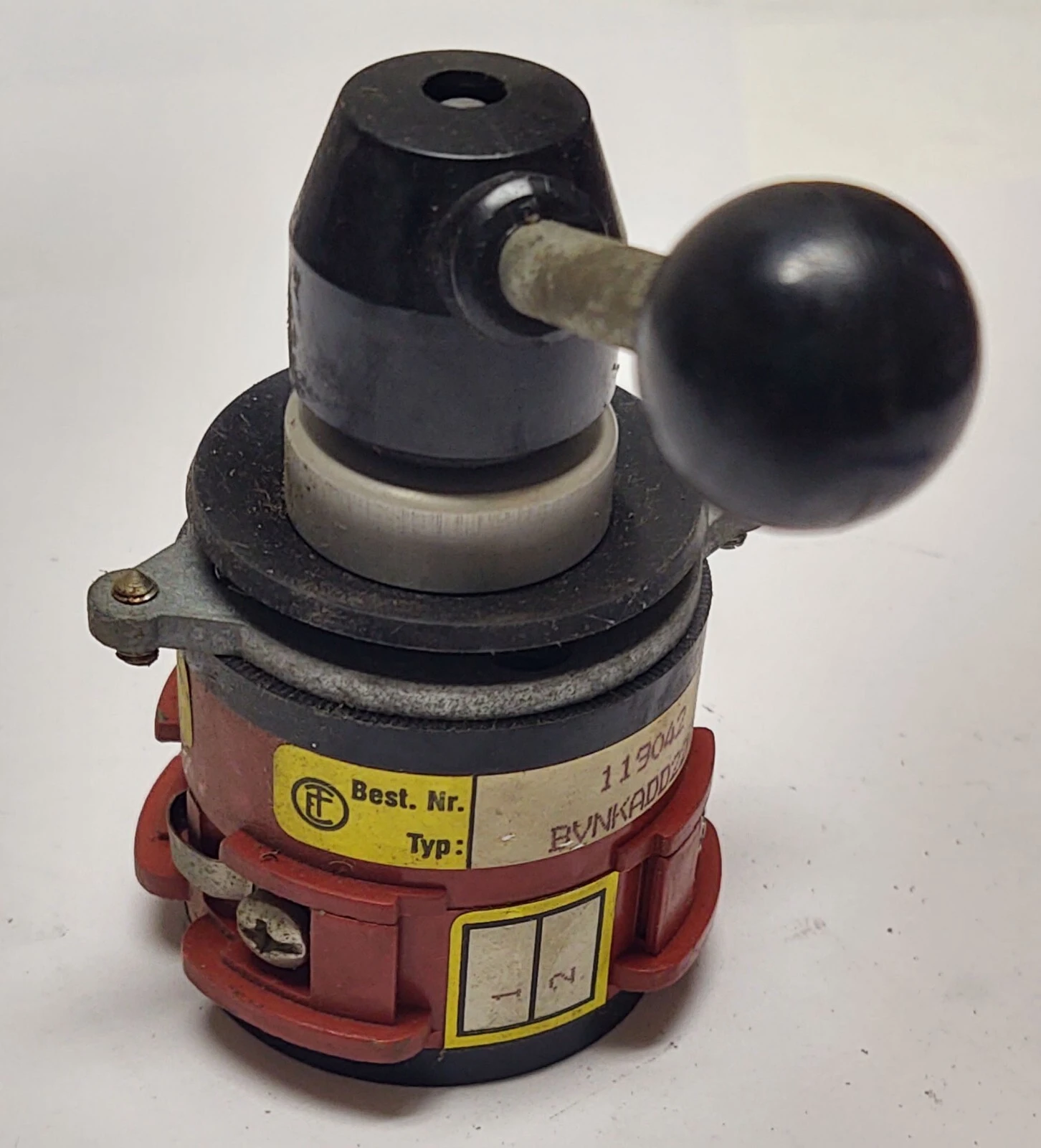 Small Drum Switch 119042 BVNKADD22K Made in Germany 20Amp at 220VAC Stackable