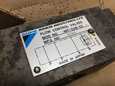 Daikin Industries LTD. MF-02B-50 Flow Control Valves