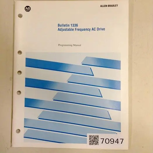 Used ALLEN BRADLEY 1336-5.1 Manuals Michigan US | Ideal Machinery #567285