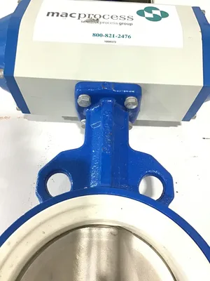 Macprocess Pneumatic Actuated LS-IP67 Wafer Butterfly Valve w/Limit Switch 15A 1/2HP