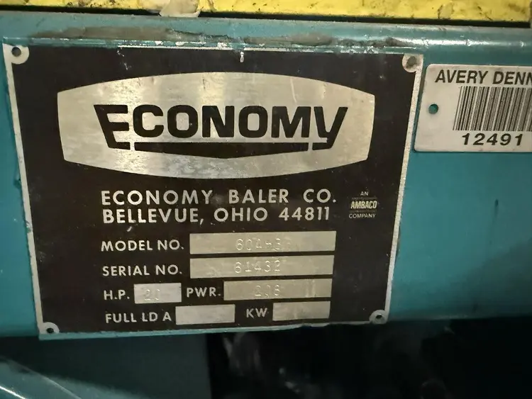 Used ECONOMY 60AH3 Balers Pennsylvania US | Global Equipment International, LLC #444345