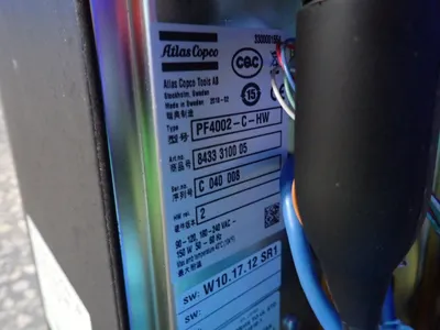 Used 2018 ATLAS COPCO PF4002CHW Industrial Controls Ohio US | HGR 24 #1095039