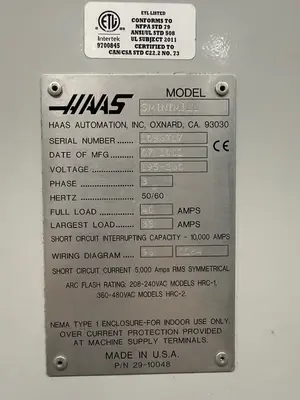 USED 2012 HAAS SUPER MINI MILL