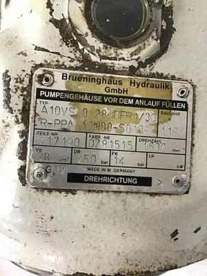 USED BRUENINGHAUS HYDRAULIK A10VSO28DFR130RPPA12N00S0109
