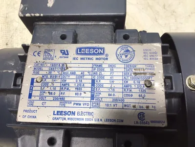 Leeson IEC Metric Motor 192018.30
