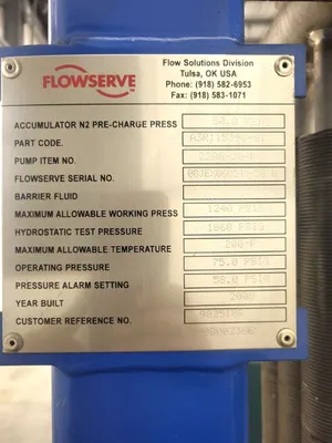 NEW FLOWSERVE 6HPX23A