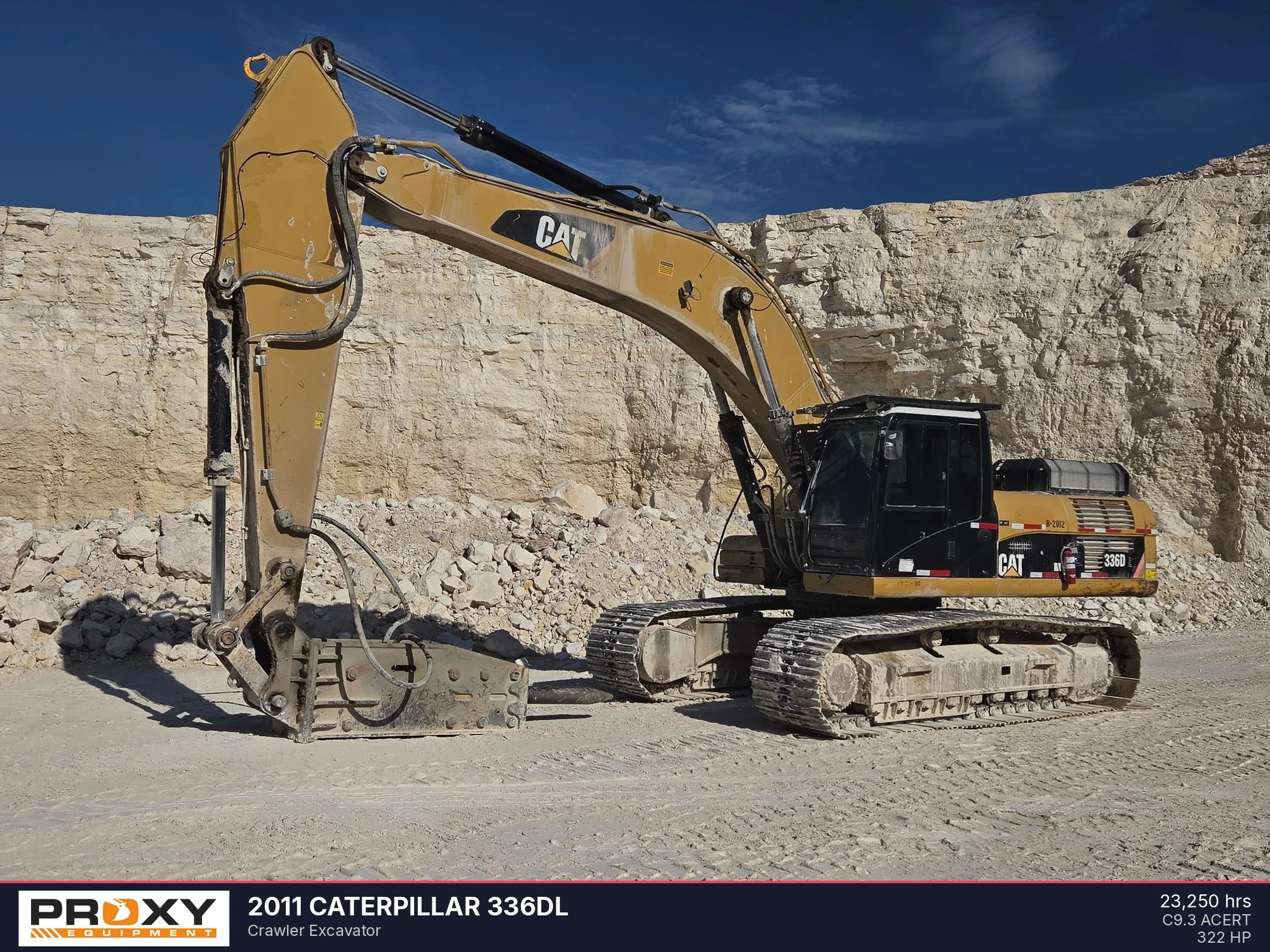 Used 2011 CATERPILLAR 336DL Crawler Excavators Texas US | Proxy Equipment #1567985