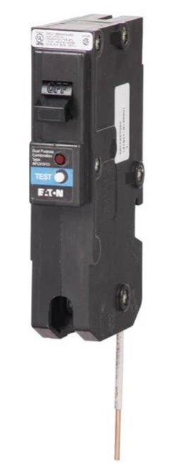 Eaton BRLAFGF115QN Circuit Breaker, 15A, 1P, 120/240V, 10 kAIC, Type BR [New]