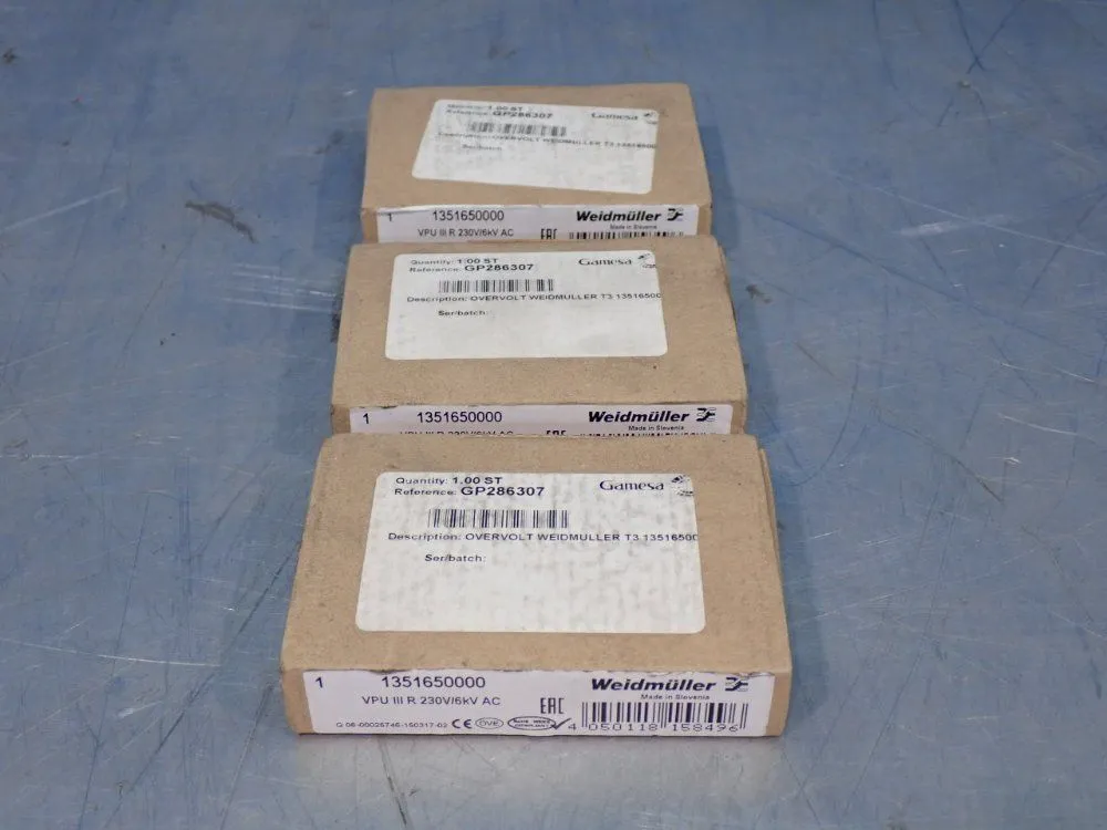 New | in-Stock WEIDMULLER 1351650000 Surge Protectors Ohio US | HGR 24 #1186260
