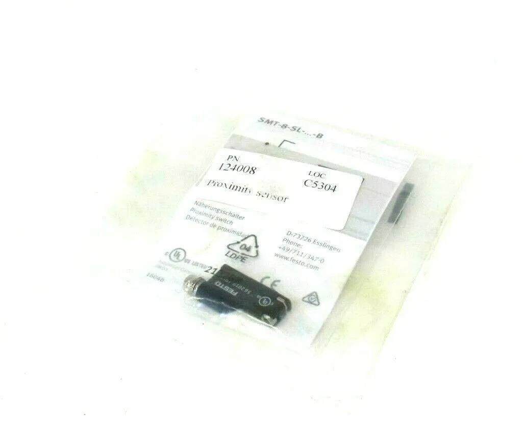 NEW FESTO SMT-8-SL-PS-LED-24-B PROXIMITY SENSOR SMT8SLPSLED24B