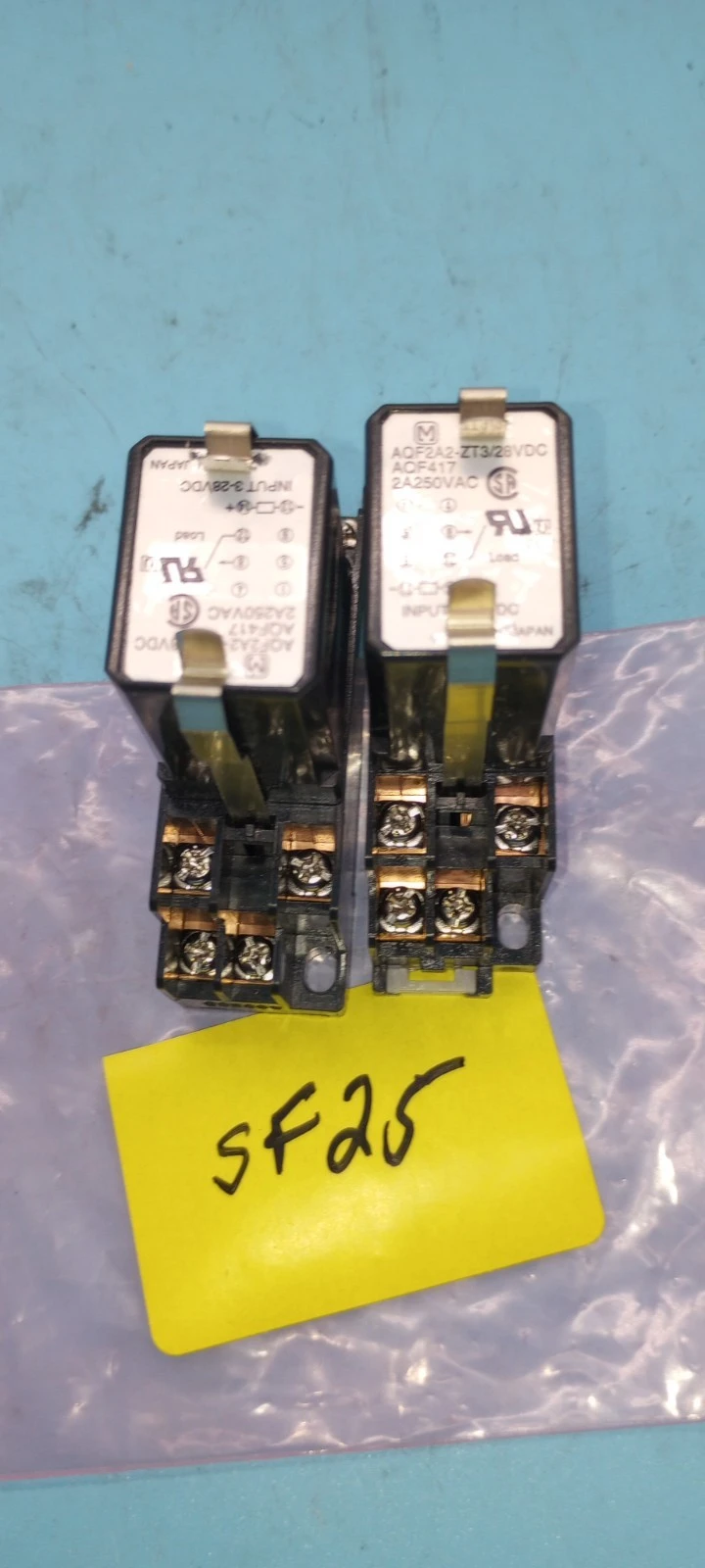 USED Panasonic Panasonic Electric Works AQF2A2-ZT3/28VDC + HC2-SFD-S Relay Socke