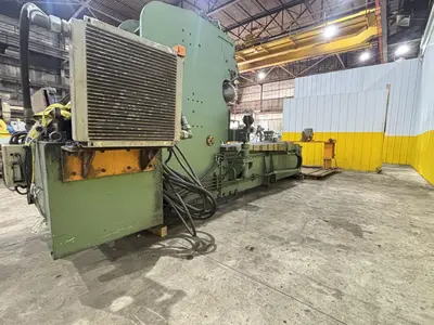 1/2" X 13' BOLDRINI MODEL #RIB0-13-HY HYDRAULIC HEAD FLANGER & DISHING MACHINE: STOCK #23190