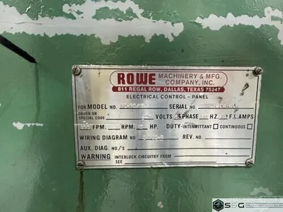USED ROWE Coil Cradles & Straighteners