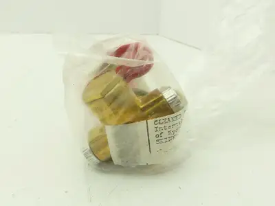 Honeywell Skinner R2LX20 Brass Solenoid Valve 2-Way 120V 200 PSI 1/4" NPT Oxygen