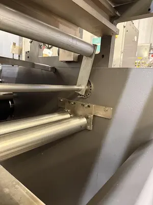 APV 48" TWO ROLL EXTRUDER WITH ULTRASONIC GUILLOTINE CUTTER