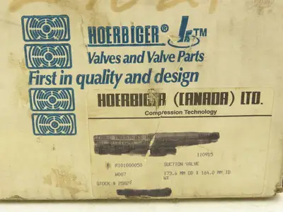 Hoerbiger R101000050 Air Compressor Suction Valve 173.6mm OD 164mm ID