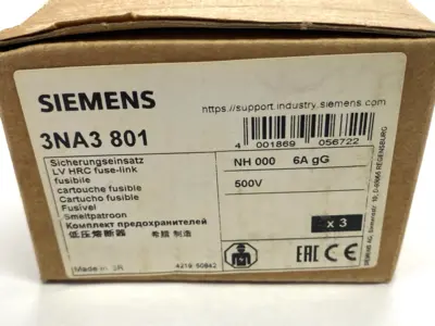 USED SIEMENS 3NA3 801
