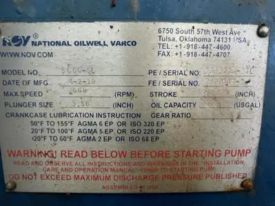 USED NATIONAL OILWELL VARCO 300Q-5L